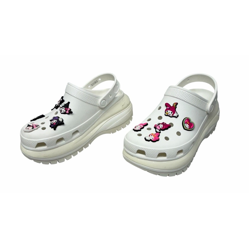 Crocs Mega Crush Clog Bone Platform Lug Sole Sandal Slip On Size Men 8 Womens 10